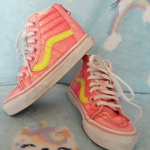 Vans hi tops little girl size 11
